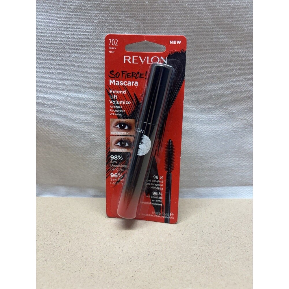 Revlon So Fierce Mascara 702 Black 0.25 oz Extend Lift Volumize NEW